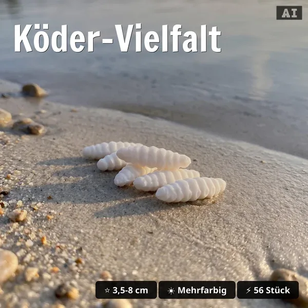Zite Fishing Forellenköder Mix M – 7 Gummiköder-Sets für Forelle | Käse & Knoblauch | UL, Sbirolino, Dropshot_auswahl4