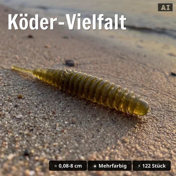 Zite Fishing Forellenköder Mix L – 9 Gummiköder-Sets für Forelle | Käse & Knoblauch | UL, Sbirolino, Dropshot_auswahl4