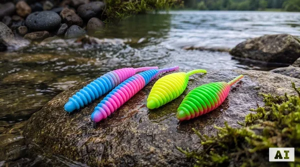 Zite Fishing Forellenköder Mix XL – 11 Gummiköder-Sets für Forelle | Käse & Knoblauch | UL, Sbirolino, Dropshot_auswahl5