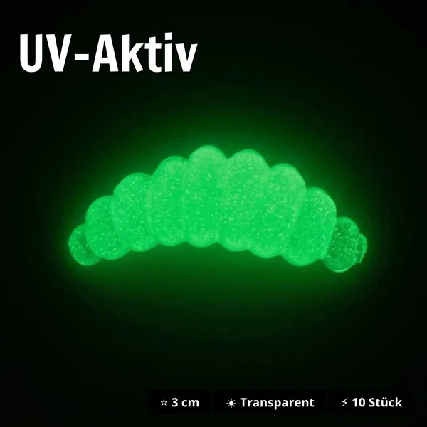 Special Glow Edition Big Mag Knoblauch 3 cm 10 Stück Forellen-Gummimaden_auswahl3