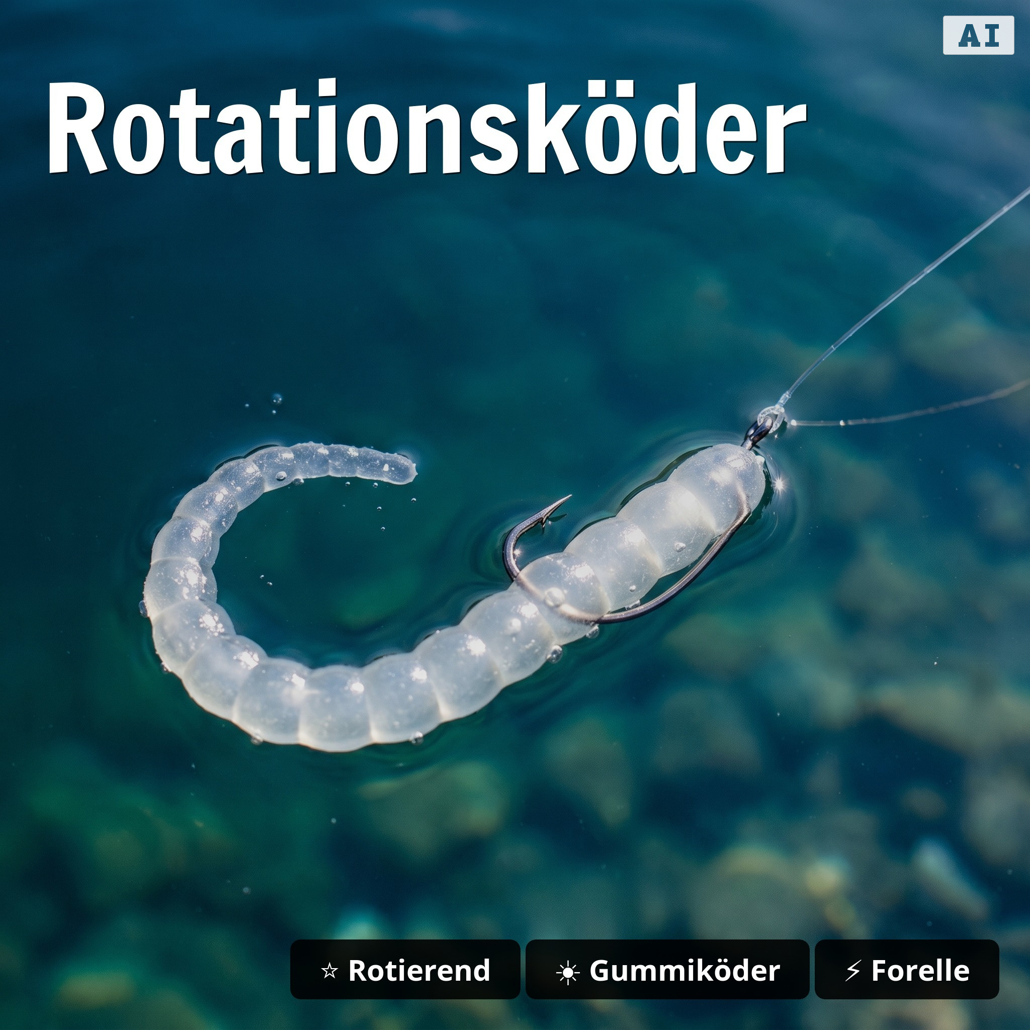 Curly Viper Glow Knoblauch 6,5 cm 8 Stück – Forellen Gummiköder UV-aktiv_auswahl2