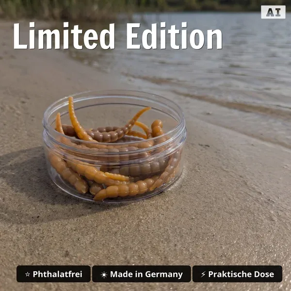 Curly Viper Caramel Pumpkin 6,5 cm – Forellenköder Limited Edition, Dose mit 8+4 Stück GRATIS_auswahl7