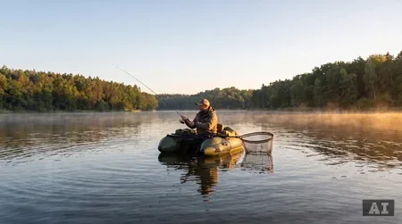 Schwimmender Kescher für das Belly Boat: Die optimale Wahl für Angler