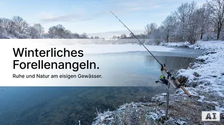 Forellen angeln im Winter: Worauf muss man achten?
