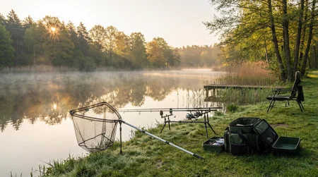 Robuster Unterfangkescher mit 60cm Bügellänge für Raubfische