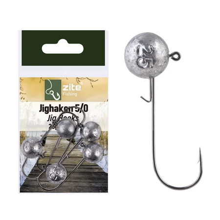 Zite Fishing 5/0 Jighaken 25g 5 tlg.