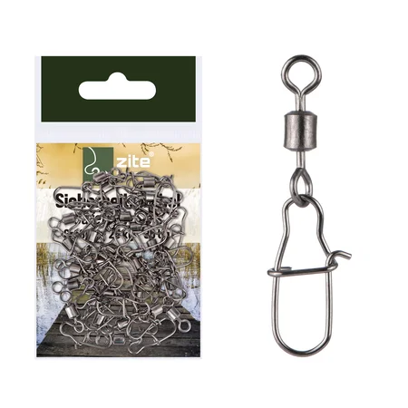 Zite Fishing Sicherheitswirbel Größe 4 - 25 kg Tragkraft - 30 Stück