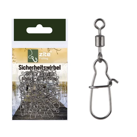Zite Fishing Sicherheitswirbel der Größe 8 - 30 Teilig