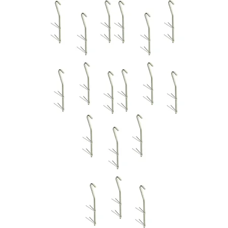 V-Räucherhaken Set Fische Räuchern Stainless Steel Räucherofen 18 Stück Zite Fishing
