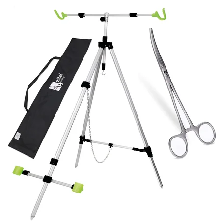 Zite Fishing Brandungsdreibein + Hakenlöser Zange Gebogen 18cm