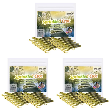 Zite Fishing Creature Bait Sprinkled Croc 36 Stück