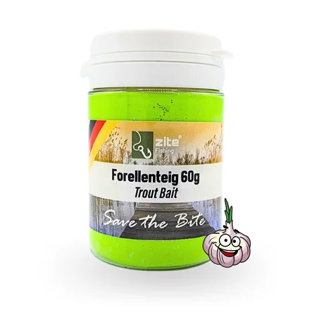 Trout Bait 60g Aromateig als Forellenköder Schwimmend Knoblauch chartreuse