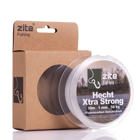 Zite Fishing Fluorocarbon Vorfach-Schnur Hecht 1mm 58kg Beschichtete Angelschnur 
