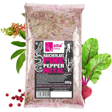 Räucherlake PinkPepper Royal 500 g Räucherlauge zum Fische Räuchern Zite Fishing