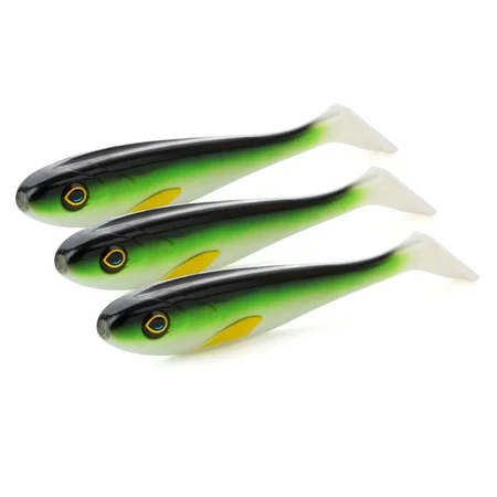 Inzite Flanker Hecht Gummifisch Green Shiner 18,5cm Shad 3er Set