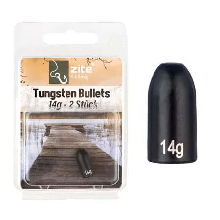 Zite Fishing Tungsten Bullet-Gewichte 2 x 14g