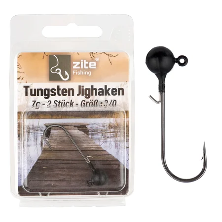 3/0 Tungsten Jighaken 2St. 7,2g Zite Fishing 