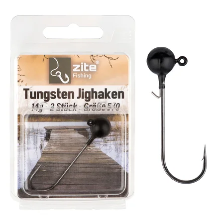 5/0 Tungsten Jighaken 2tlg. 14g Zite Fishing 