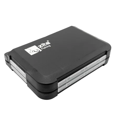 Zite Fishing Pocket Sorting Box Schwarz Tacklebox 13,2 x 9,7 x 3,4 cm 16 Fächern einzeln verschließbar