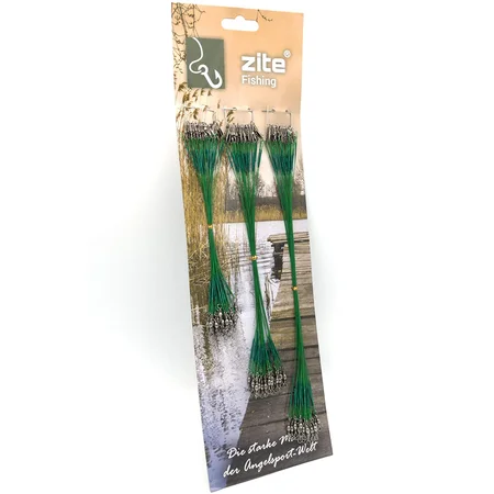 Zite Fishing Stahlvorfächer Set Raubfisch Angeln - 75 Stück 15-25cm