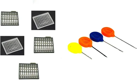 Zite Fishing Boilie-Werkzeug-Set 4 tlg + 389 Boiliestopper