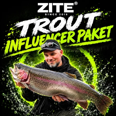 Zite Fishing Influencer Paket Forelle – Komplett-Set Gummiköder, Tungsten Jigs & Vorfach für Forellenangler