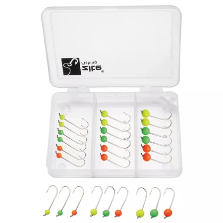 Zite Fishing Tungsten Jighead Set 27 Stück 0,3-1,2g Neon
