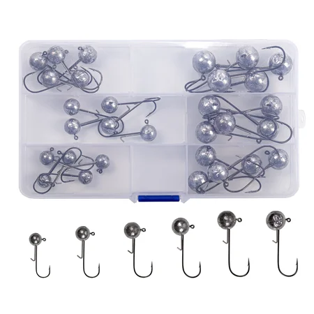 Zite Fishing Jigkopf-Sortiment 25 Stück in Box 5-20g