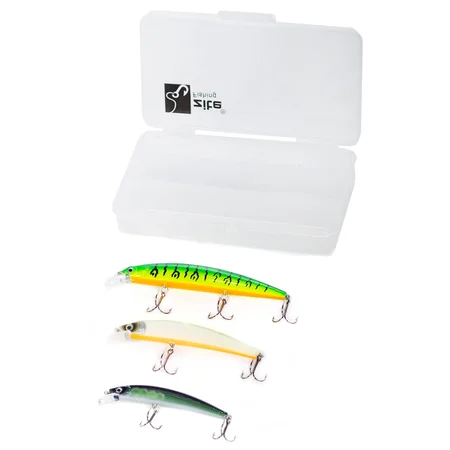 Wobbler Set Zander & Hecht 9-13cm Flachlaufend UV-Aktiv Zite Fishing