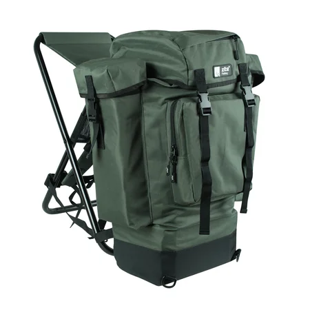 Angelrucksack mit Stuhl Rucksackstuhl Angeln 52x49x30cm Zite Fishing