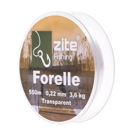 Monofile Schnur Forelle 0,22 mm 550 m Angelschnur Zite Fishing