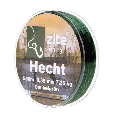 Hecht Angelschnur Monofil Nylonschnur 0,35mm 550m Grün Zite Fishing