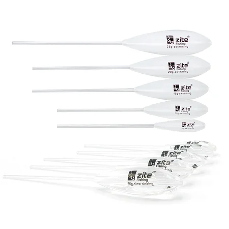 Sbirolino Forellenangeln Set 10 Stück Halbsinkend + Schwimmend 5-25g Zite Fishing