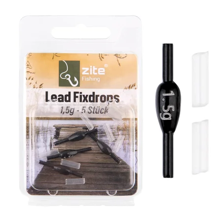Zite Fishing Blei Fixdrops Forellenbleie 5 x 1,5g Angelgewicht für Grund- & Schleppangeln
