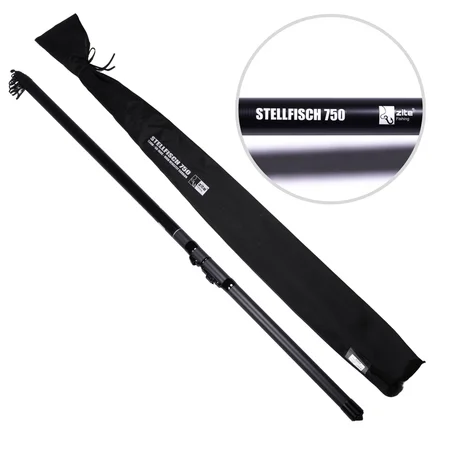 Stellfischrute 750cm 50-160g Teleskoprute Hecht Zander Angeln 8-teilig Zite Fishing 