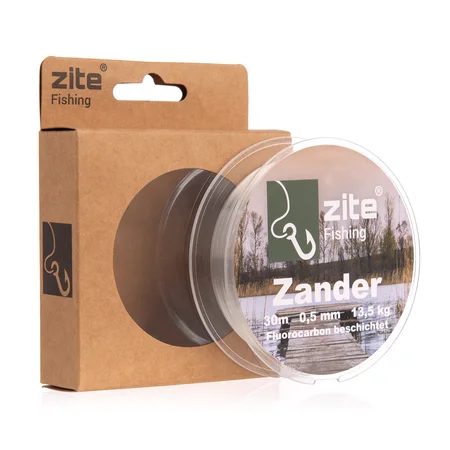 Zite Fishing Fluorocarbon Vorfach Schnur Zander 0.5mm 30m
