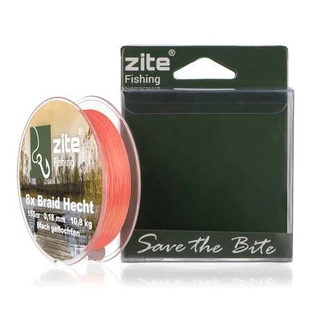Zite Fishing Angelschnur Geflochten 8fach Hecht Schnur 155m 0,18mm 10,8 kg