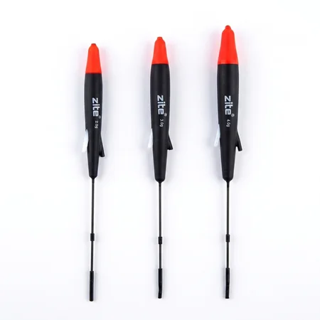 Zite Fishing Schlepp-Posen Slim Set 2g 3g 4g – Forellenposen mit Stabilisierungsflügel 3 Stück