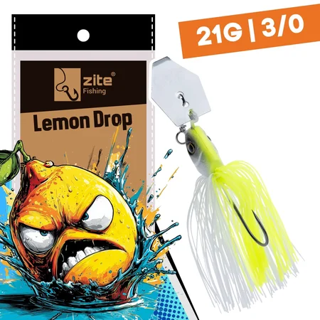  Inzite Blader Bladed Jig 21 g – Haken 3/0 – Lemon Drop – Starke Vibration & Trailerfähig