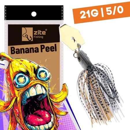 Inzite Blader Bladed Jig 21g – Haken 5/0 – Banana Peel – Starke Vibration & Trailerfähig