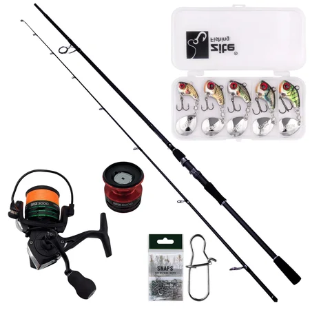 Zite Fishing Inzite Base Stick Starter-Set Zander Spinning Reel Base 3000 bespult, Jigspinner Natur & mehr