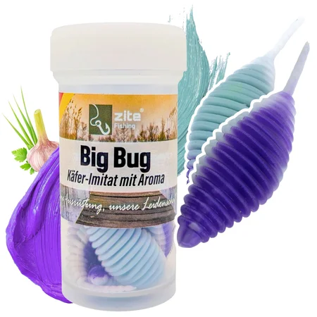 Big Bug Unicorn Knoblauch 50 mm 8 Stück Käfer Imitat Forellenköder Zite Fishing