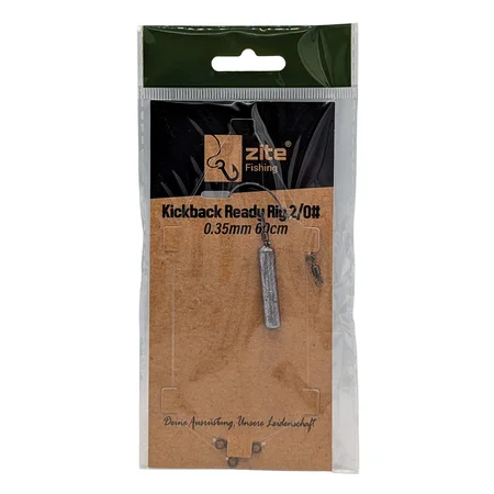 Zite Fishing Kickback Ready Rig 14g – Finesse-Montage Größe L für Zander & Barsch