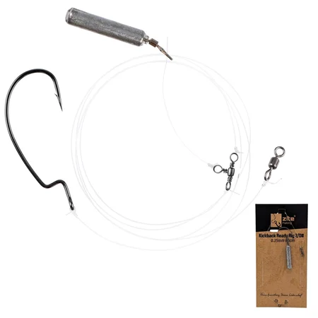 Zite Fishing Kickback Ready Rig 14g – Finesse-Montage Größe L für Zander & Barsch