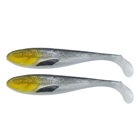 Zite Fishing Gummifisch Inzite Flanker Golden Voltage 23,5 cm - Großhecht Köder im 2er Pack