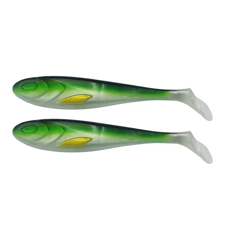 Zite Fishing Inzite Flanker Gummifisch Green Shiner 23,5 cm - Großhecht Köder im 2er Pack