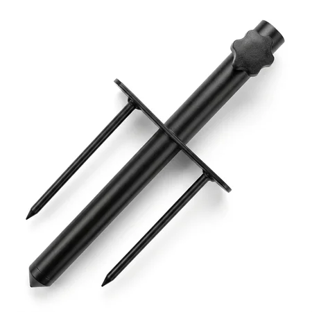 Zite Fishing Schirmstütze Deluxe – Metall Erdanker 3-Spieß-System für Angelschirme