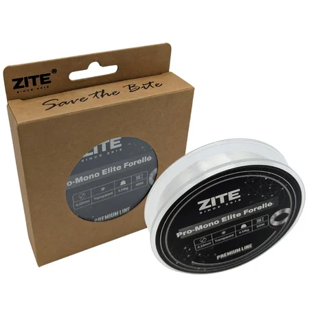 Zite Fishing Pro-Mono Elite Forelle – Monofile Angelschnur chartreuse, 300 m, 0,22 mm, 4,54 kg
