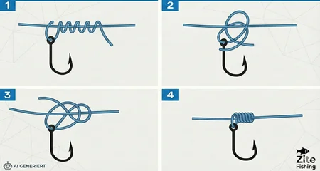 Clinch Knoten Anleitung