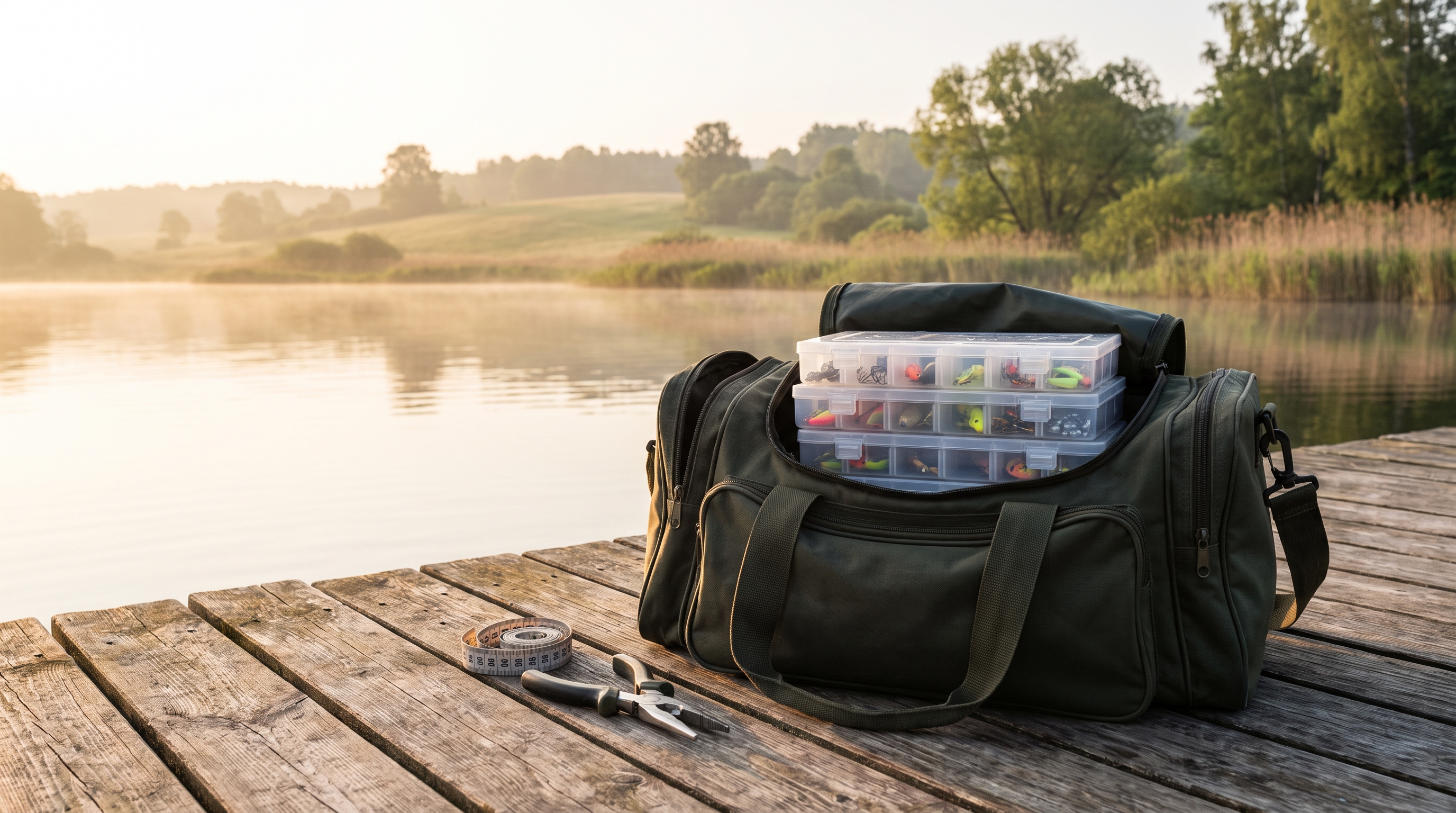 Zubehör in der Angeltasche optimal aufbewahren &amp; ordnen